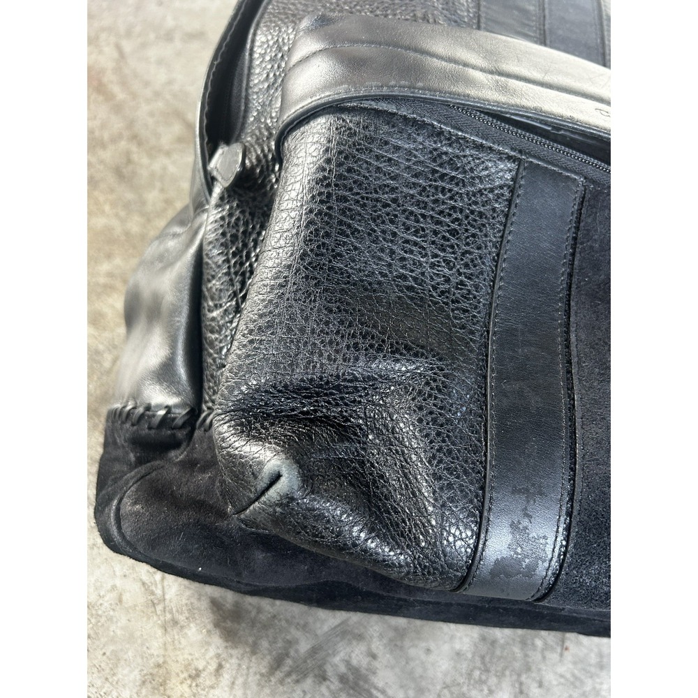 COACH Charles  Varsity Backpack Black Leather  Baseball Stitch #11250 $595 - Picture 9 of 16